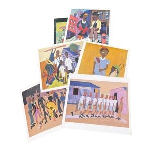 National Museum of American Art African William Johnson Prints lot of 8